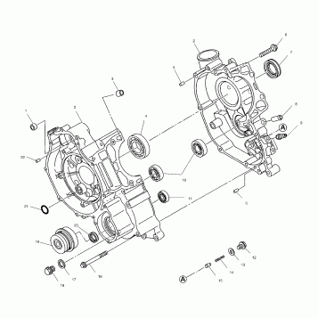 CRANKCASE - A01BG50AA (4963766376C014)