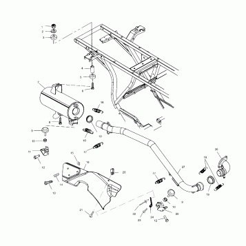 EXHAUST SYSTEM - A01AA32AA (4963816381A009)