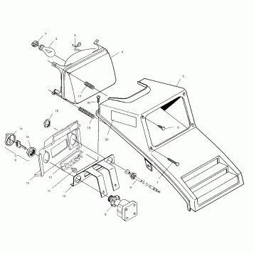 HEADLIGHT - A01AA32AA (4963816381A010)