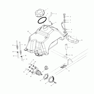 FUEL TANK - A01AA32AA (4963816381A011)