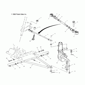 A-ARM/STRUT MOUNTING - A01AA32AA (4963816381B003)