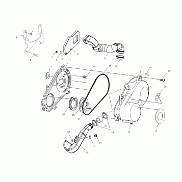 CLUTCH COVER - A01AA32AA (4963816381C001)