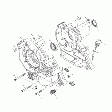 CRANKCASE - A01AA32AA (4963816381C009)