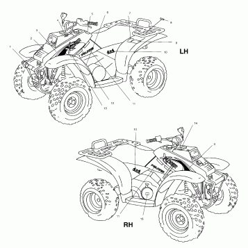 DECALS - A01AG25CA (4963866386A006)