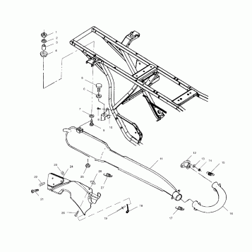 EXHAUST SYSTEM - A01AG25CA (4963866386A008)