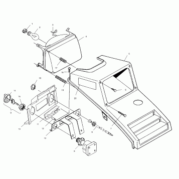 HEADLIGHT - A01AG25CA (4963866386A012)
