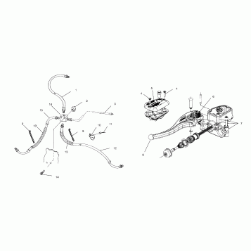 CONTROLS - MASTER CYLINDER/BRAKE LINE - A01AG25CA (4963866386B008)