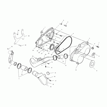 CLUTCH COVER - A01AG25CA (4963866386C007)