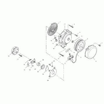 RECOIL STARTER - A01AG25CA (4963866386C013)