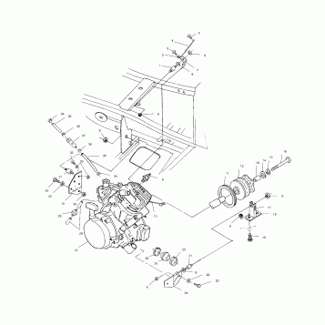 ENGINE MOUNTING - A01CG38CA (4963916391A009)