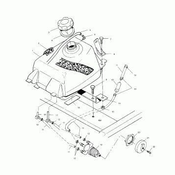 FUEL TANK - A01CG38CA (4963916391A012)