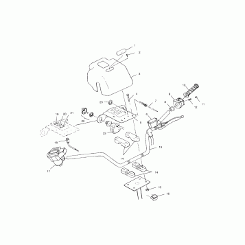 HANDLEBAR - A01CG38CA (4963916391B010)