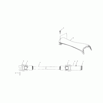 PROP SHAFT - A01CG38CA (4963916391B012)