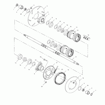 REAR HOUSING - A01CG38CA (4963916391B014)