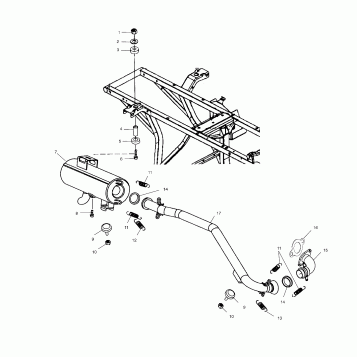EXHAUST SYSTEM - A01CB32AA (4963966396A012)