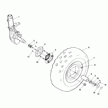 FRONT WHEEL - A01CB32AA (4963966396B002)