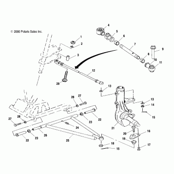 A-ARM/STRUT MOUNTING - A01CB32AA (4963966396B005)