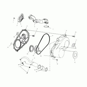 CLUTCH COVER - A01CB32AA (4963966396B012)