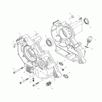 CRANKCASE - A01CB32AA (4963966396C012)