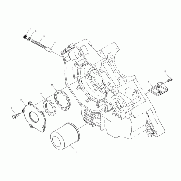 OIL PUMP and OIL FILTER - A01AA32AA (4963816381C014)