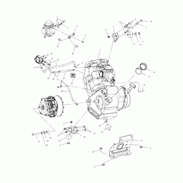 ENGINE MOUNTING - A01CD32AA (4964026402A013)