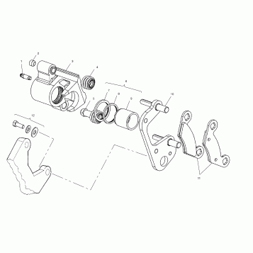 FRONT BRAKE - A01CD32AA (4964026402B010)