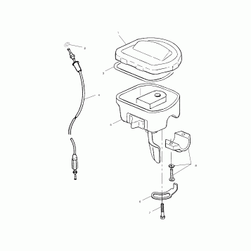 CONTROLS - THROTTLE ASM./CABLE - A01CD32AA (4964026402B012)