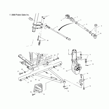 A-ARM/STRUT MOUNTING - A01CD32AA (4964026402C003)