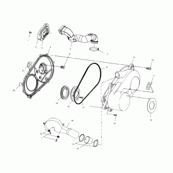 CLUTCH COVER - A01CD32AA (4964026402C007)