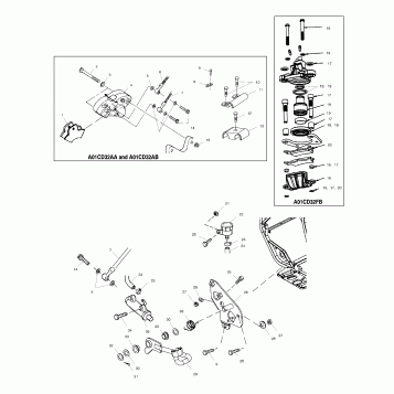 REAR BRAKE - A01CD32AA (4964026402C009)