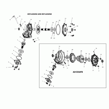 FRONT HOUSING - A01CD32AA (4964026402C012)
