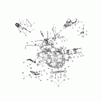 ENGINE MOUNTING - A01CK32AA (4964086408A009)