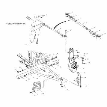 A-ARM/STRUT MOUNTING - A01CK32AA (4964086408B010)