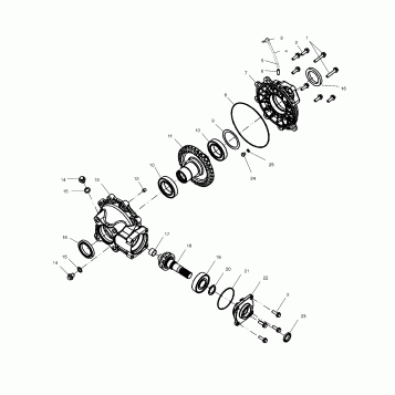 REAR HOUSING - A01CK32AA (4964086408C002)