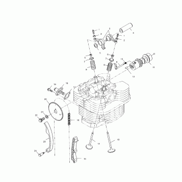 INTAKE and EXHAUST - A01CK32AA (4964086408C008)