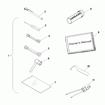 TOOL KIT - A01CK32AA (4964086408D007)