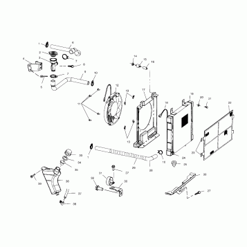 COOLING SYSTEM - A01CK42AA (4964136413A009)