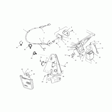 ELECTRICAL/TAILLIGHT - A01CK42AA (4964136413B012)