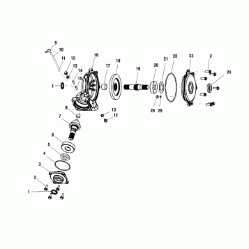 FRONT HOUSING - A01CK42AA (4964136413C002)