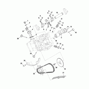 INTAKE and EXHAUST - A01CK42AA (4964136413C010)