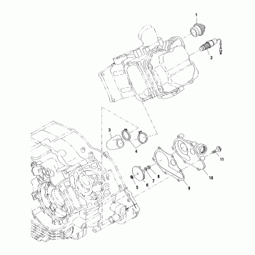 WATER PUMP - A01CK42AA (4964136413C014)
