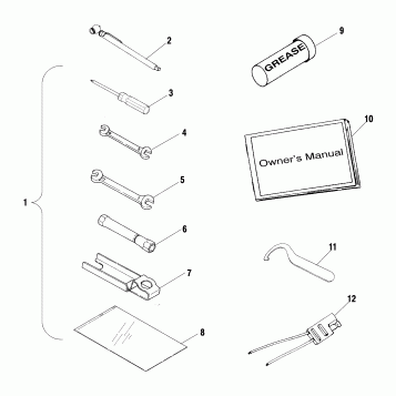 TOOL KIT - A01CK42AA (4964136413D010)