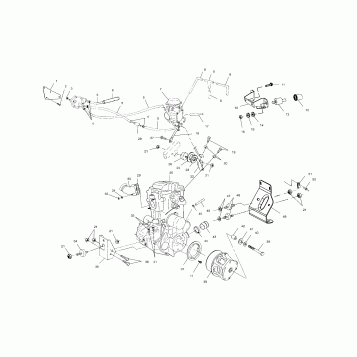 ENGINE MOUNTING - A01CD50AA (4964196419A011)