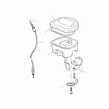 CONTROLS - THROTTLE ASM./CABLE - A01CD50AA (4964196419B010)