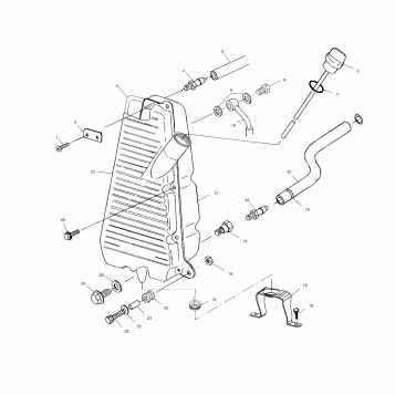 OIL TANK - A01CD50AA (4964196419C001)