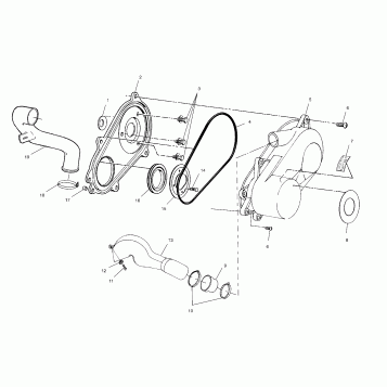 CLUTCH COVER - A01CD50AA (4964196419C005)