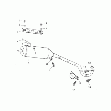 EXHAUST PIPE - A01EA05CA (4964266426A009)