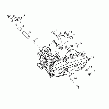 ENGINE BRACKET - A01EA05CA (4964266426A014)