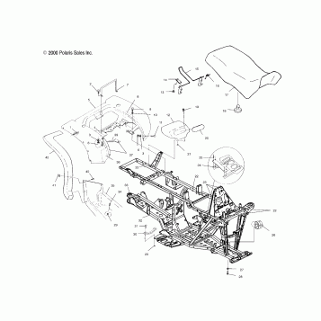 REAR CAB and SEAT - A10CH46CA (4964376437A003)
