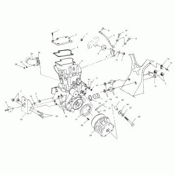 ENGINE MOUNTING - A10CH46CA (4964376437A010)